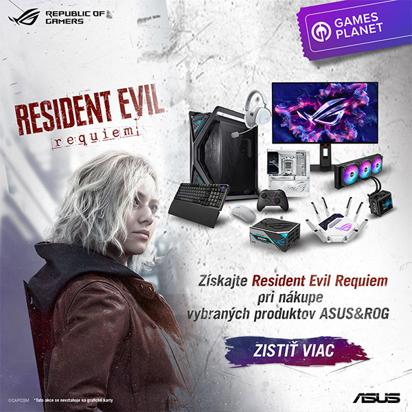 Získajte s ASUS hru Resident Evil Requiem (id 1067) Získajte s ASUS hru Resident Evil Requiem